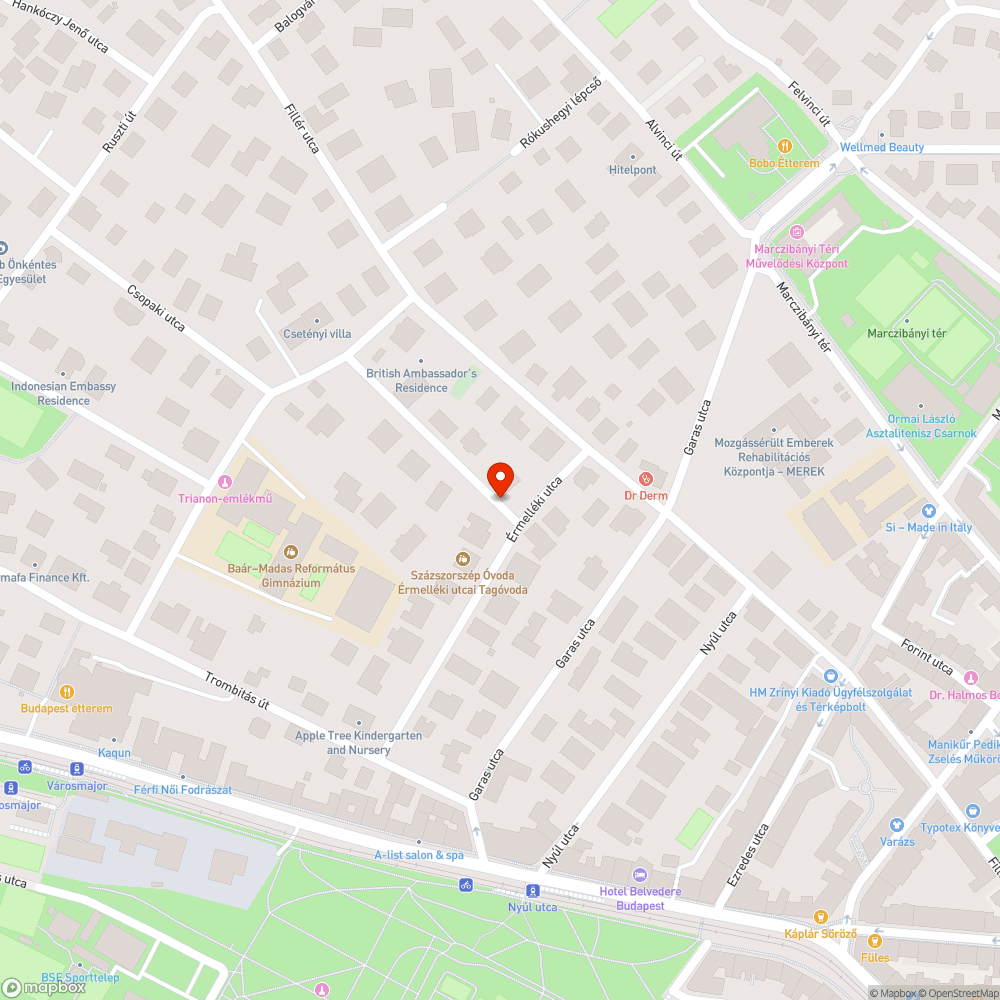 Szemetes út bejelentés helye