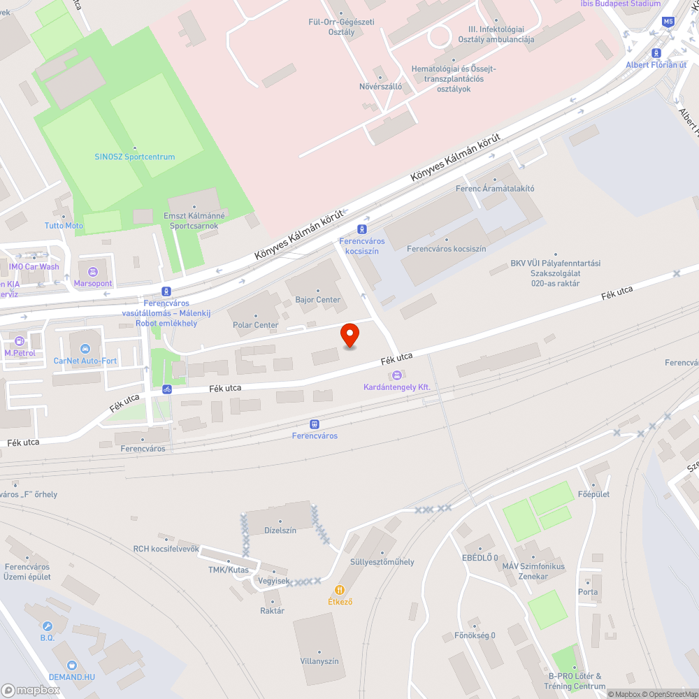 Tavaly levágott faágak a járda mentén bejelentés helye