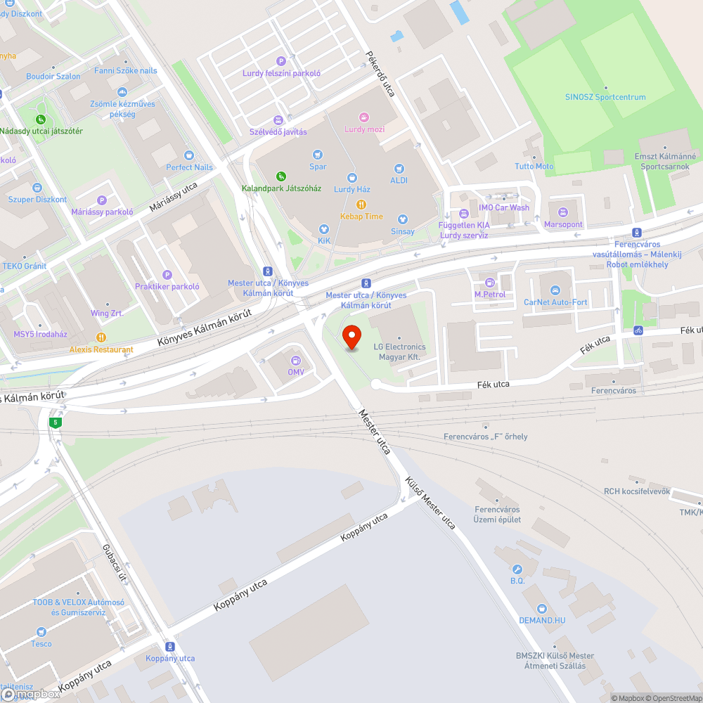 Sajátos közterület takarítás a IX. kerületben bejelentés helye