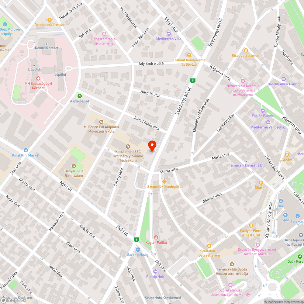 Szennyezett útpadka bejelentés helye