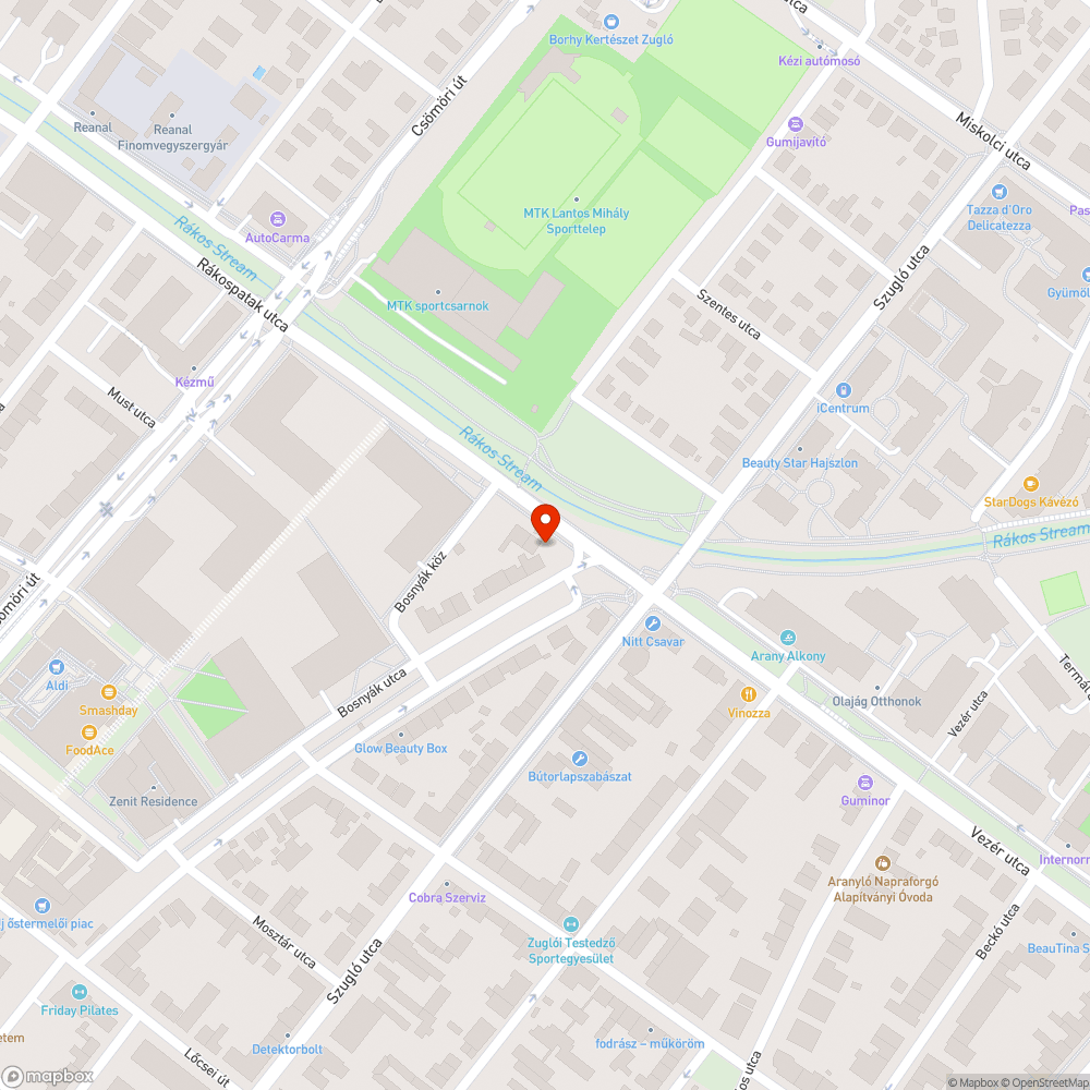 Útfelbontás bejelentés helye