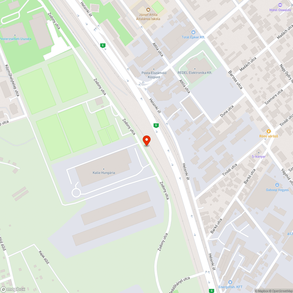 Szemetes rézsű Pesterzsébeten bejelentés helye