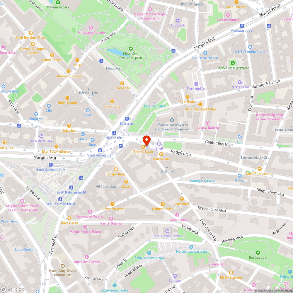 Repedezett út bejelentés helye