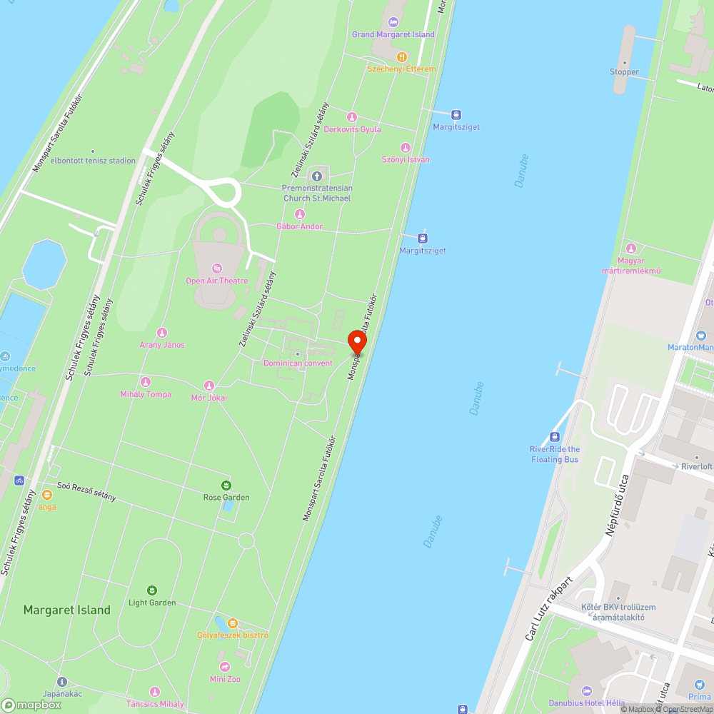 Megrongált utcabútor (pad) bejelentés helye