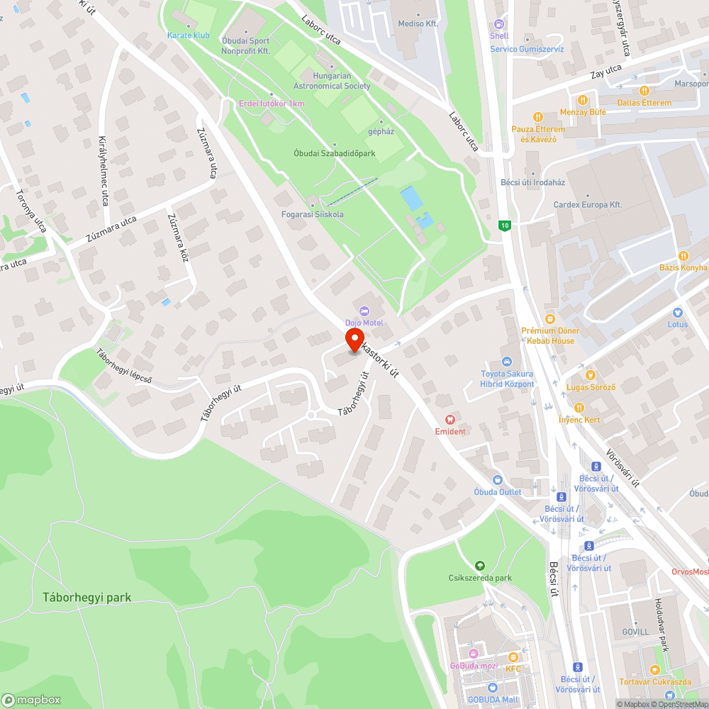 Szabálytalan parkolás bejelentés helye