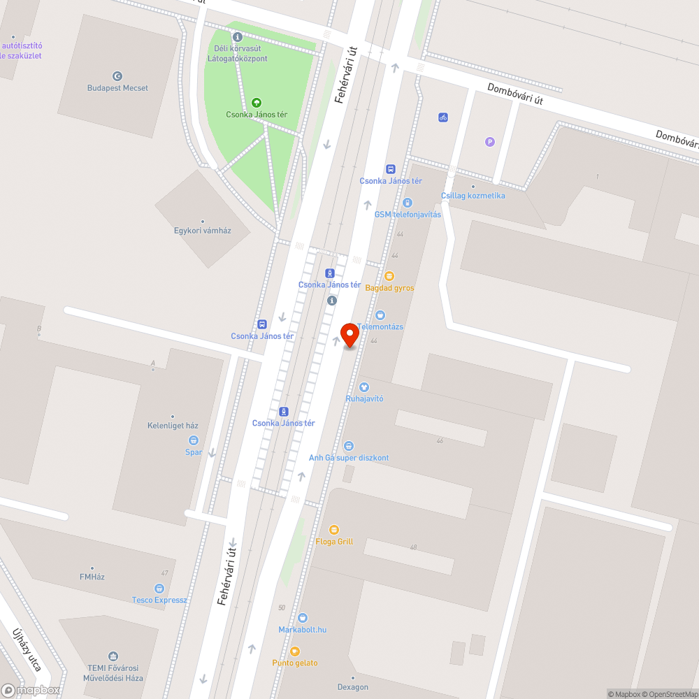 Rozsdás, sérült postaláda bejelentés helye