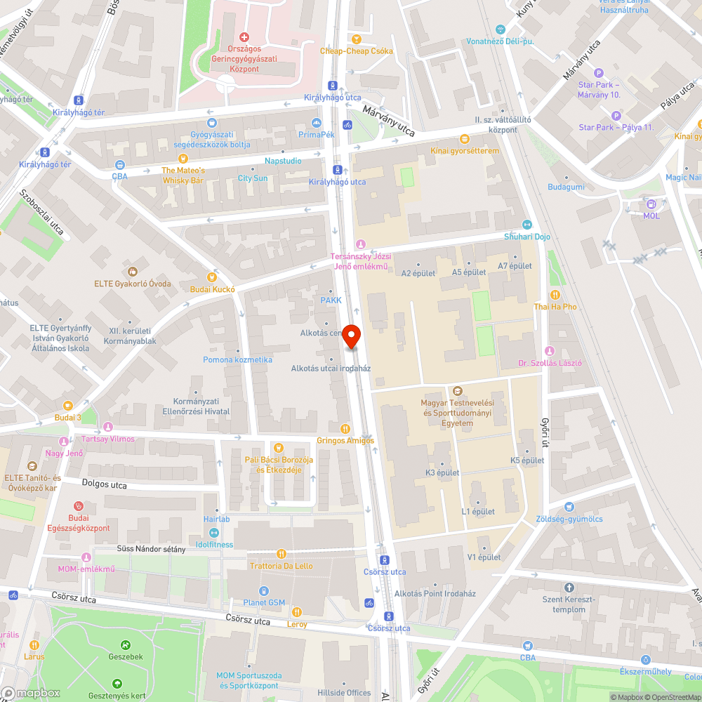 Otthagyott betonkocka bejelentés helye