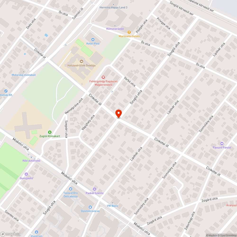 Kitört, eldőlt forgalom terelő oszlop bejelentés helye