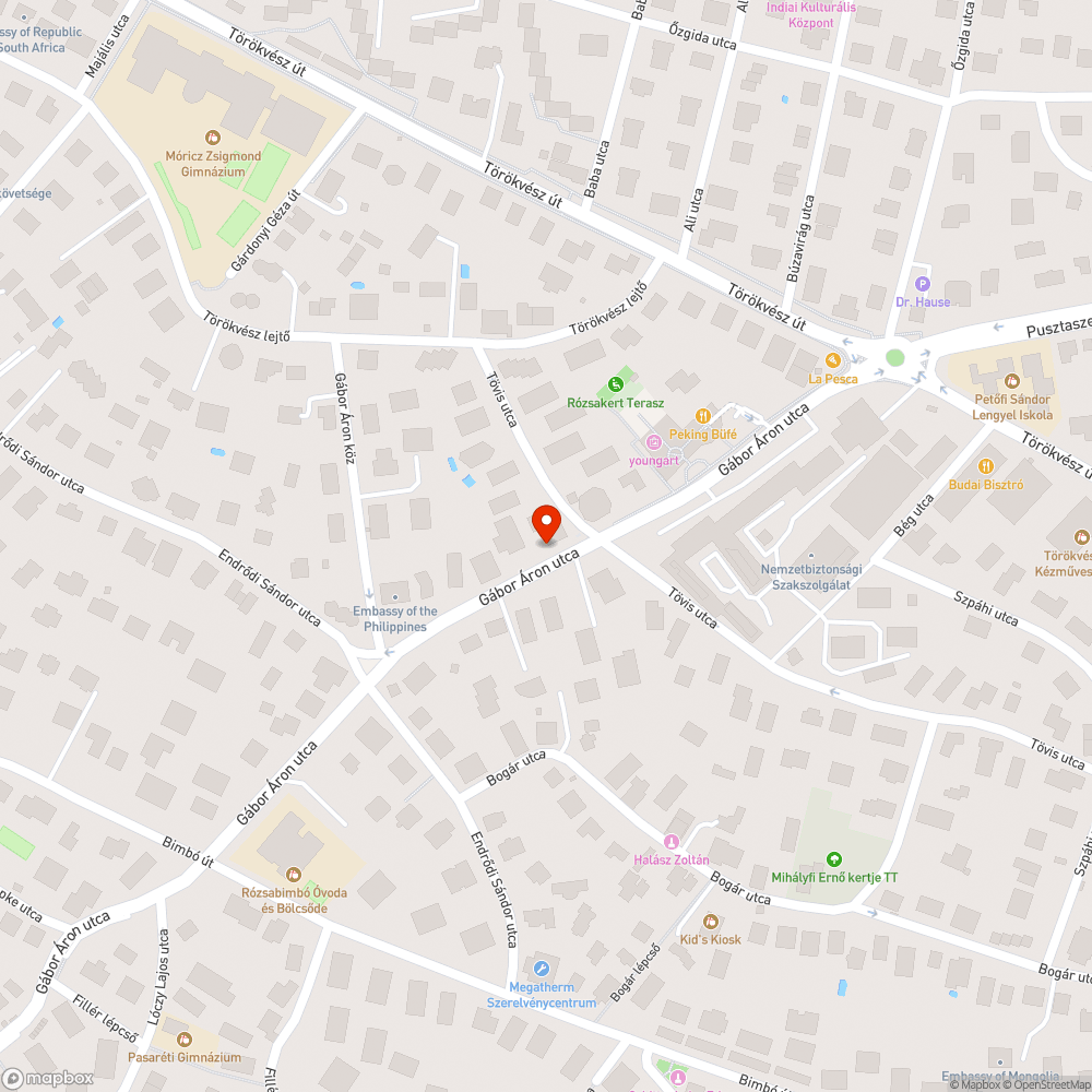 Útsüllyedés bejelentés helye