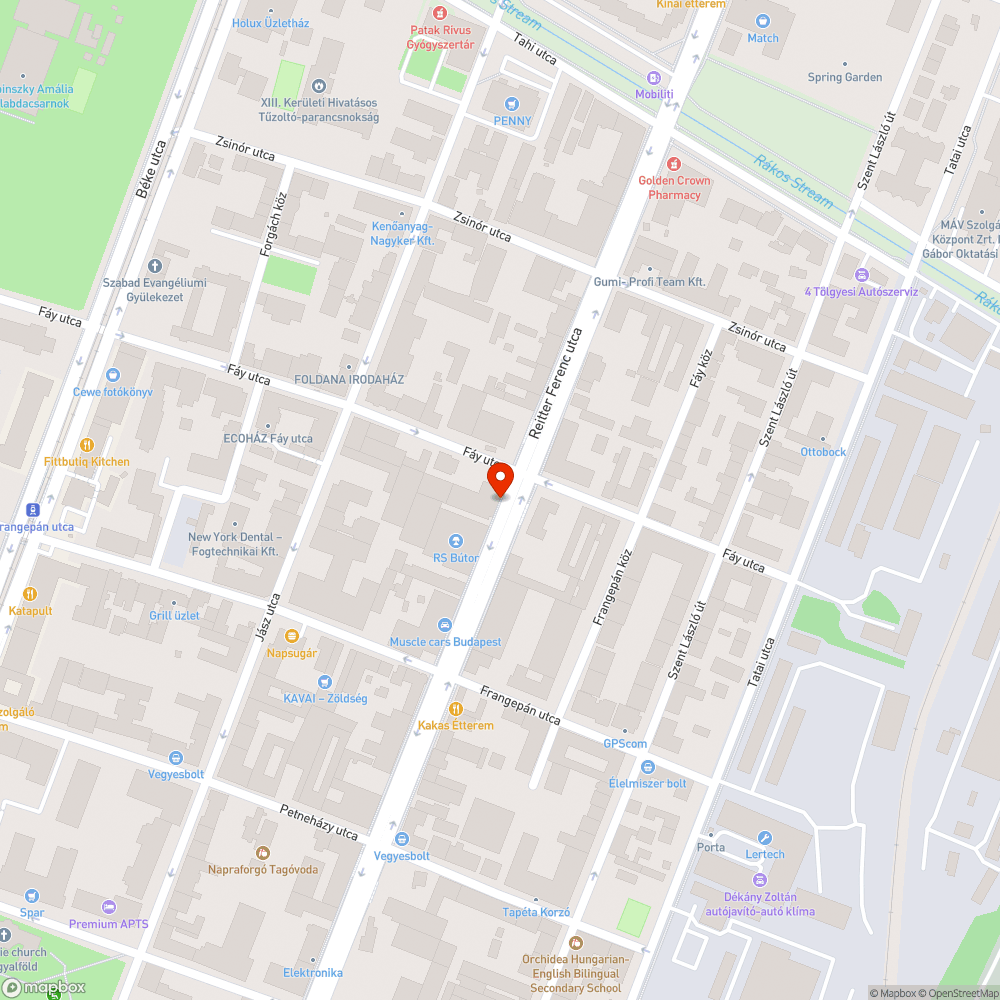 Üres fahely bejelentés helye