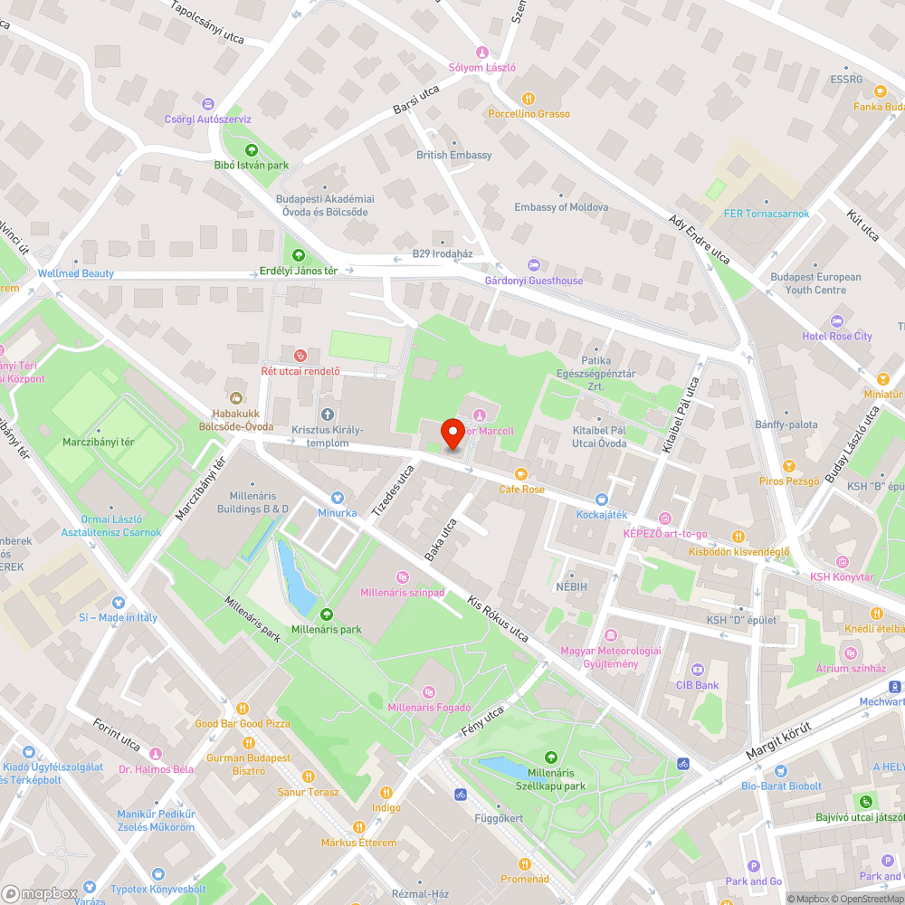 Matrac bejelentés helye