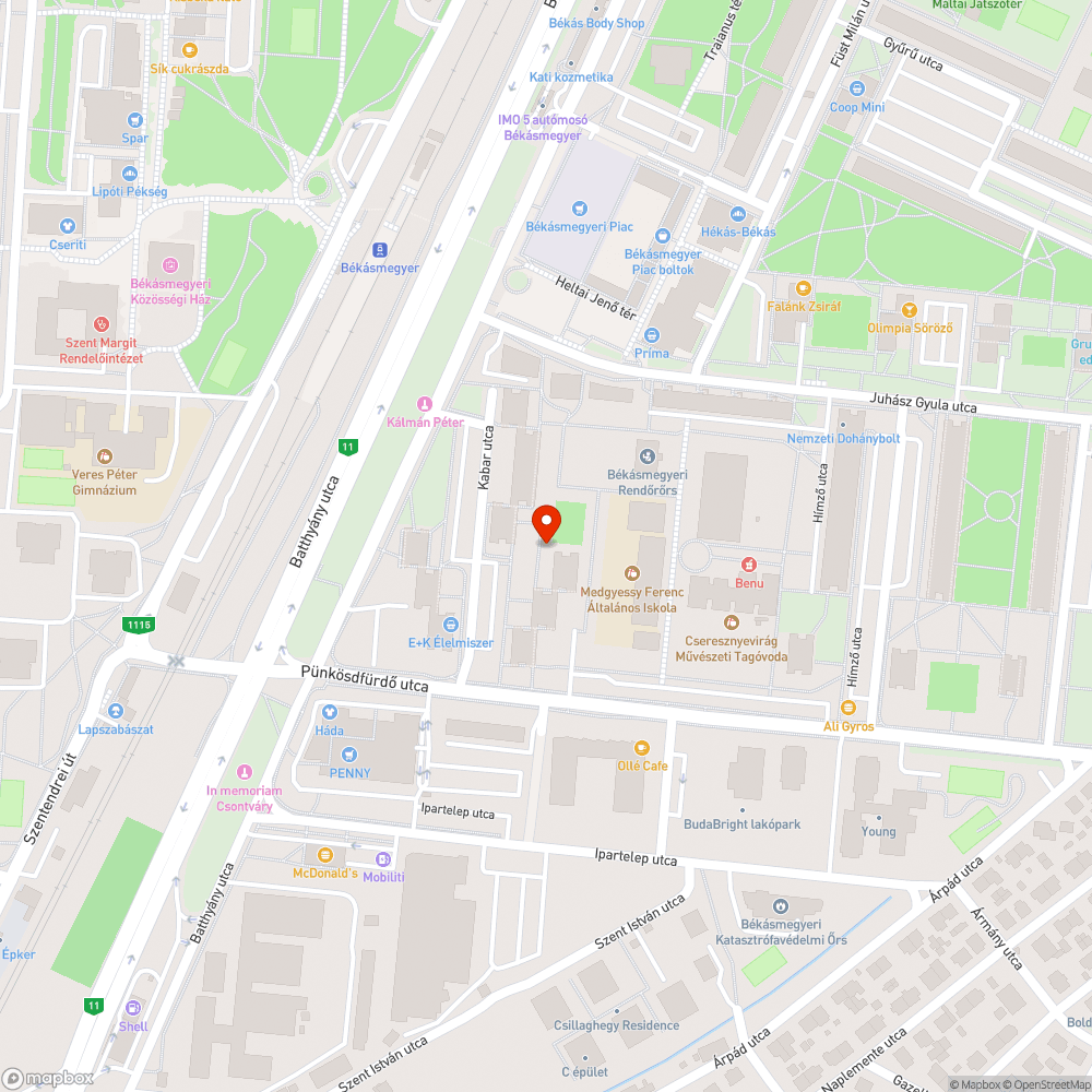 Játszótér bejelentés helye