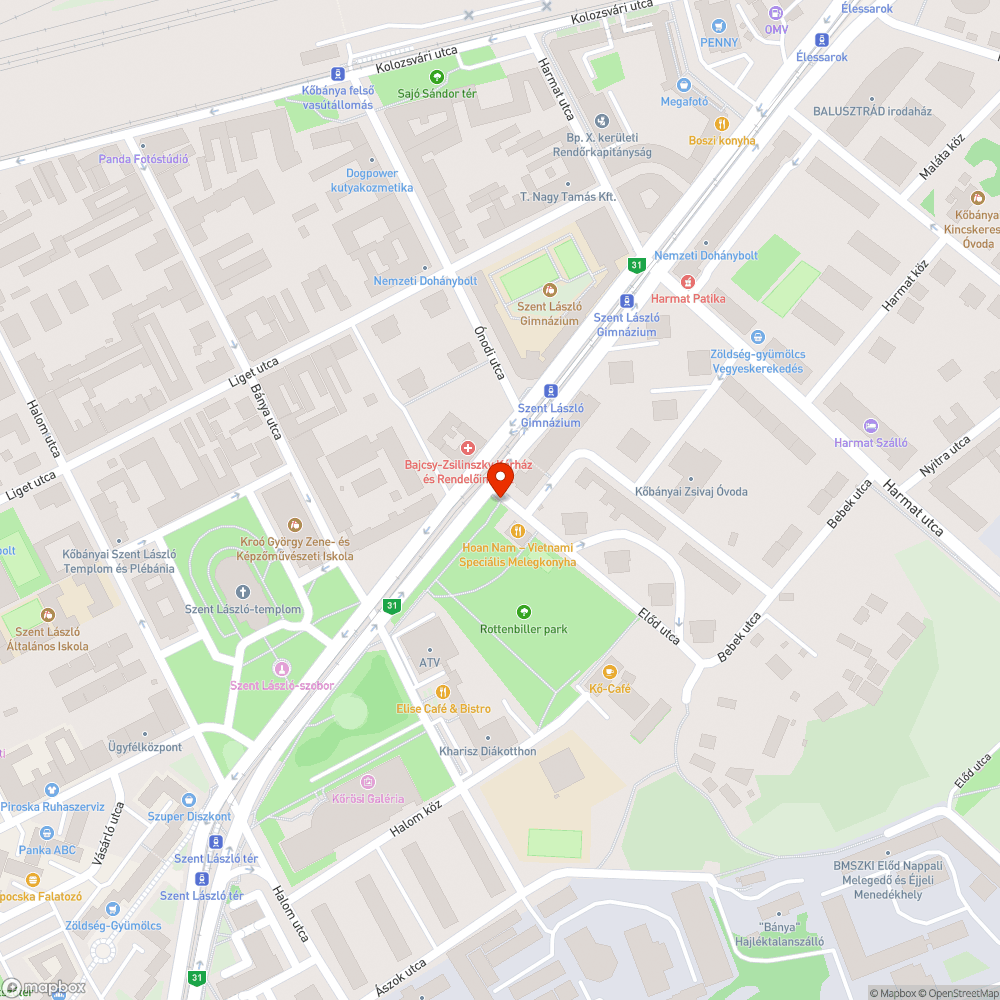 Dől a gyalogátkelő tábla a bicikliút mellett bejelentés helye