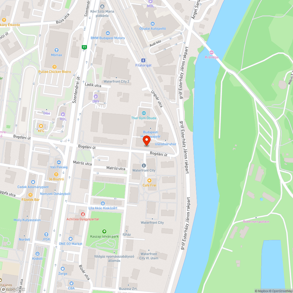 Nem visszarakott kockakő burkolat bejelentés helye