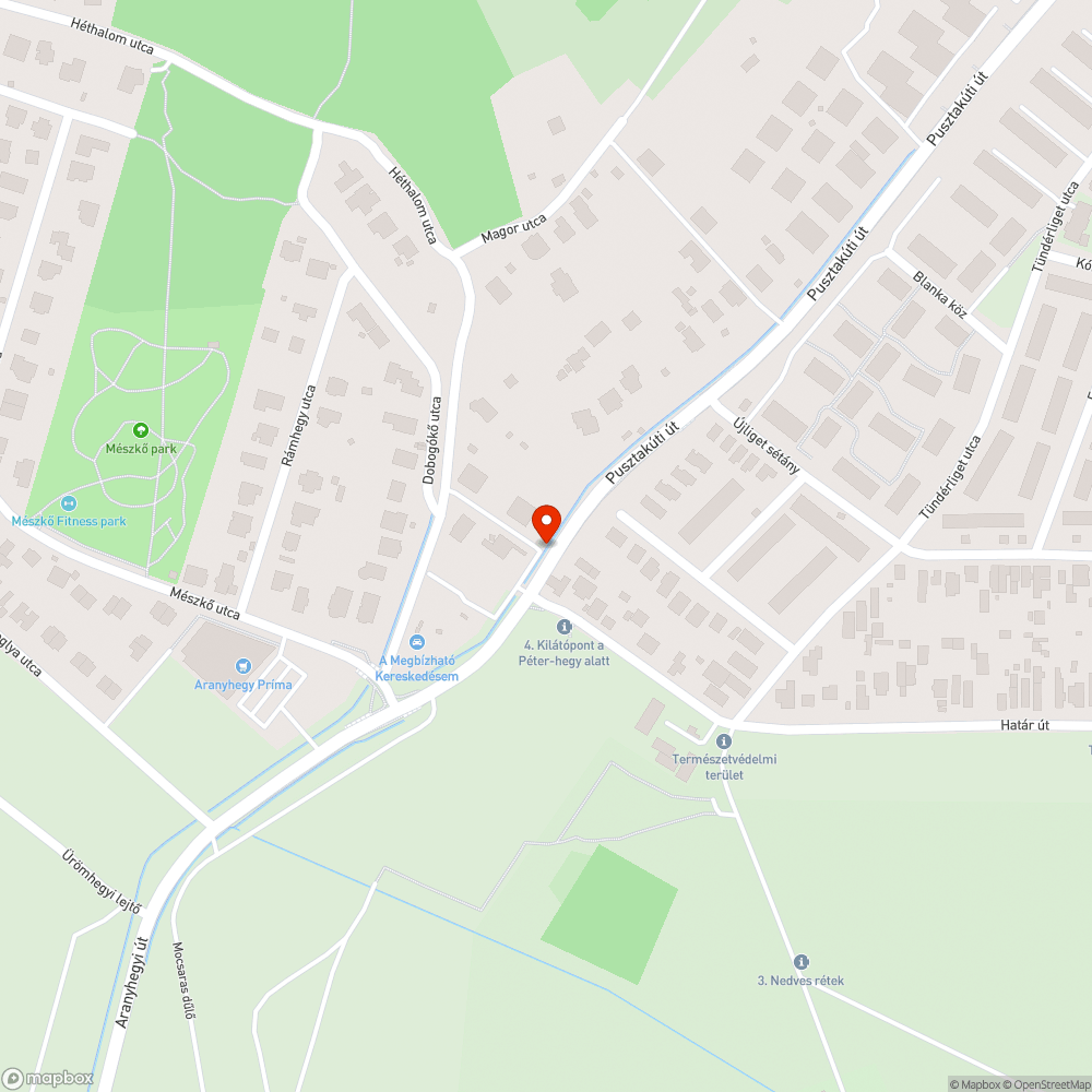 Pusztakúti út két besüllyedt csatornafedél egy helyen bejelentés helye