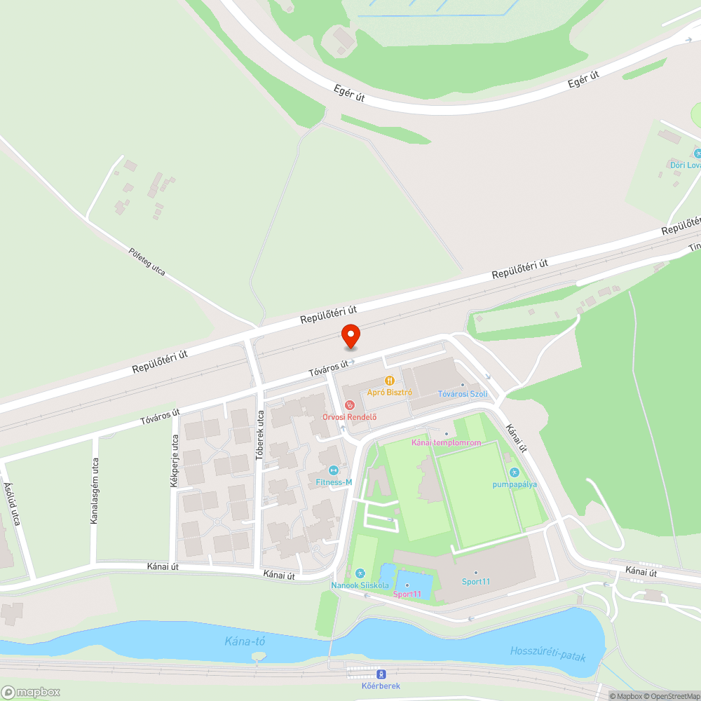 Kétirányú forgalom engedélyezése a Tóváros úton bejelentés helye