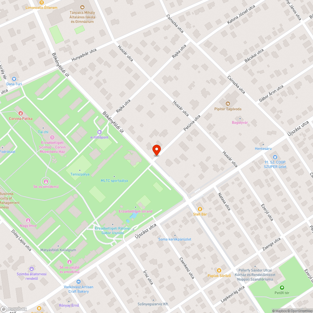 Olvashatatlan zóna vége tábla bejelentés helye