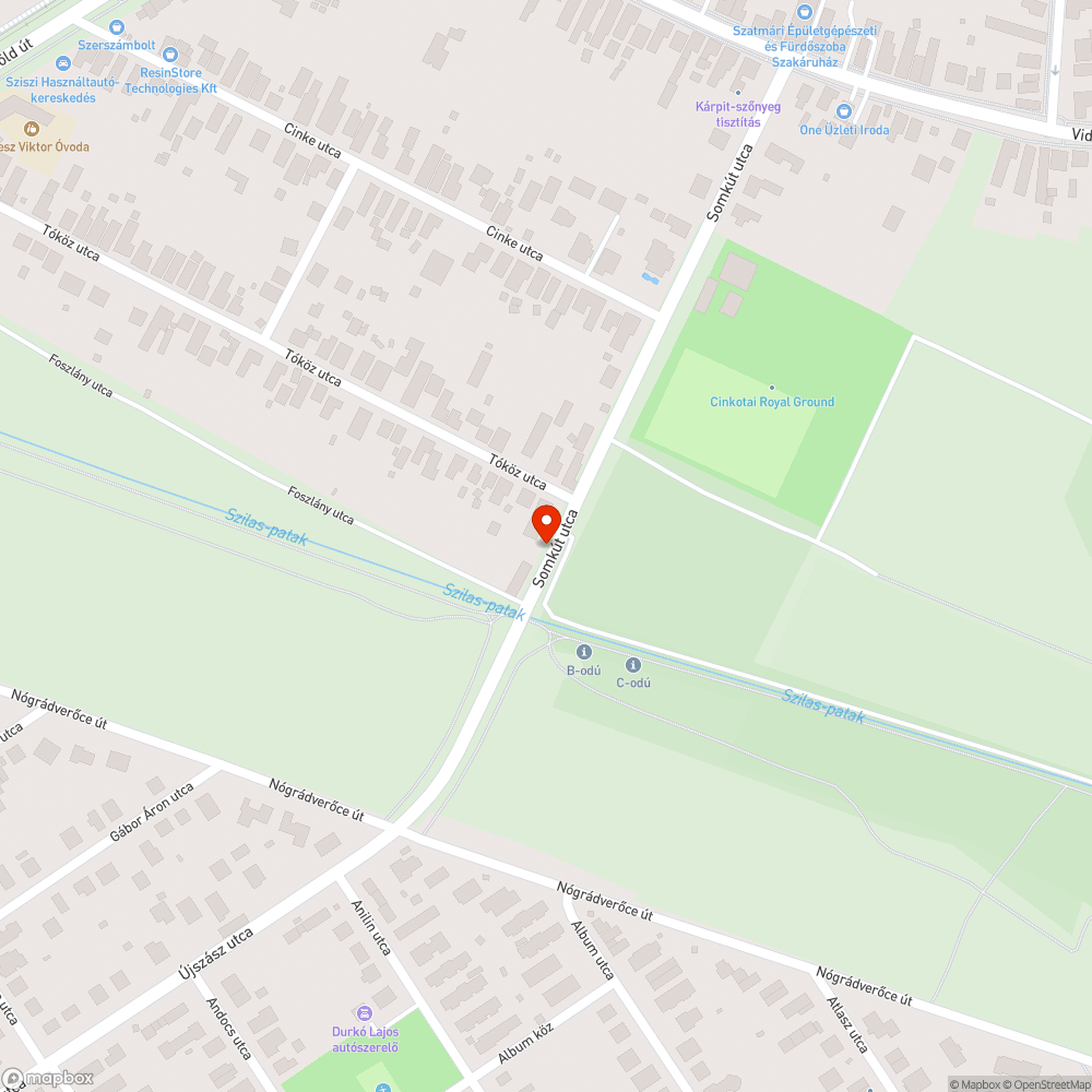 Járdát szűkítő sövény bejelentés helye