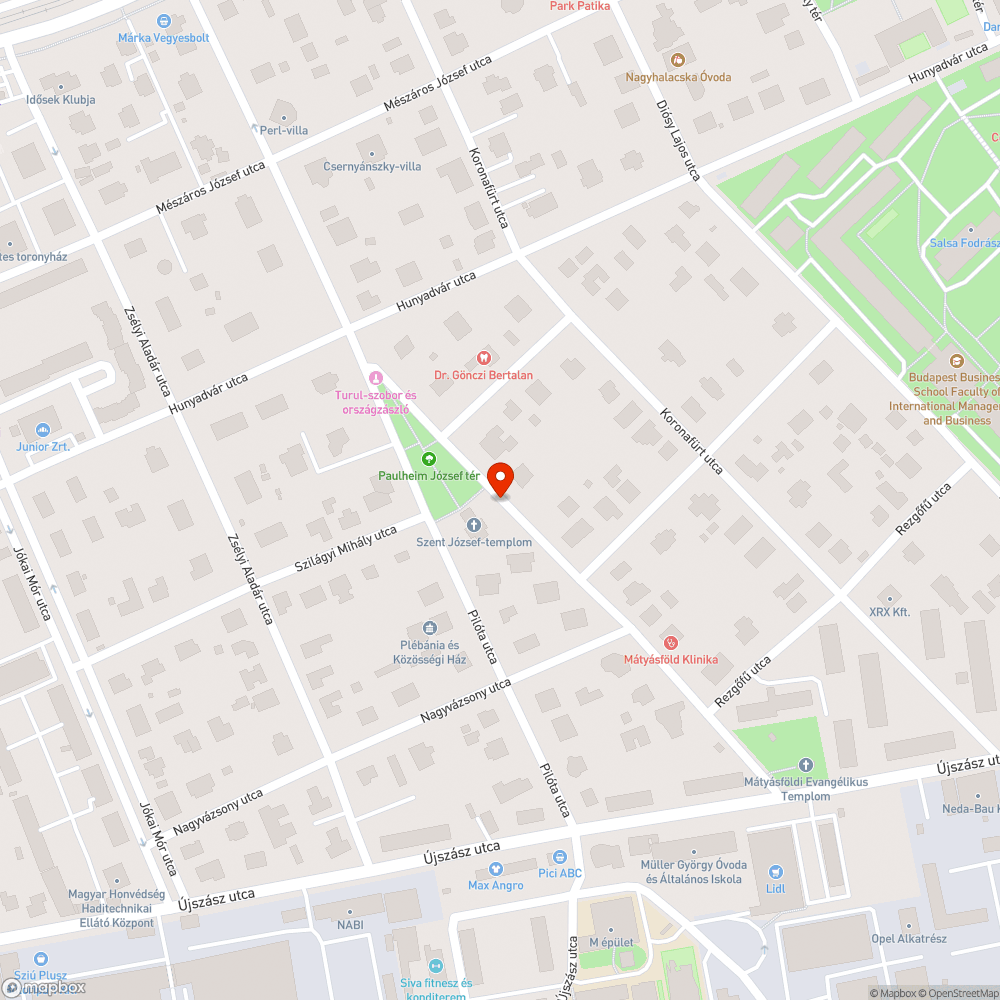 Megsüllyedt, széttöredezett felhajtó bejelentés helye