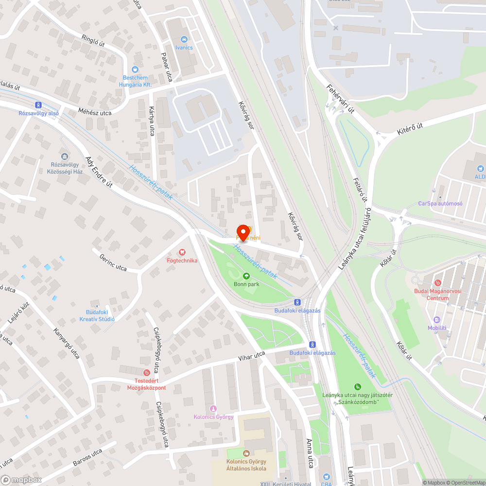 Nem parkoló bejelentés helye