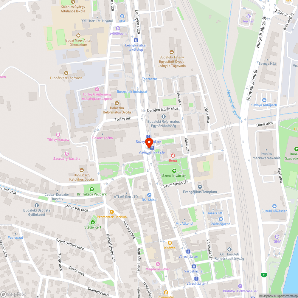 Sérült korlátok bejelentés helye