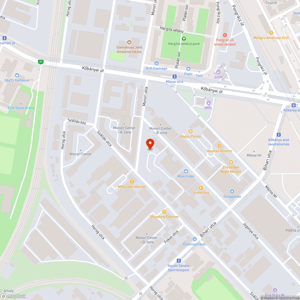 Közműfedlap kiáll bejelentés helye