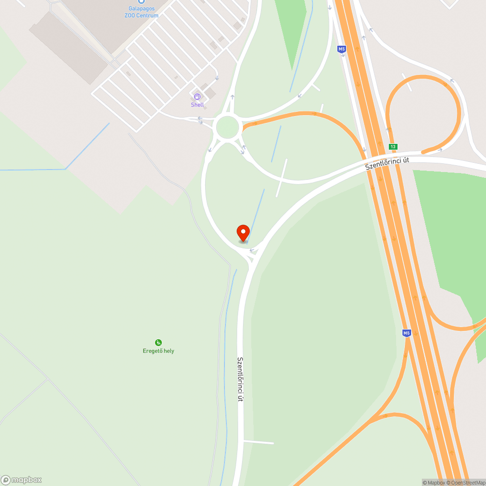 Illegális szemétlerakat a Szentlőrinci úton bejelentés helye