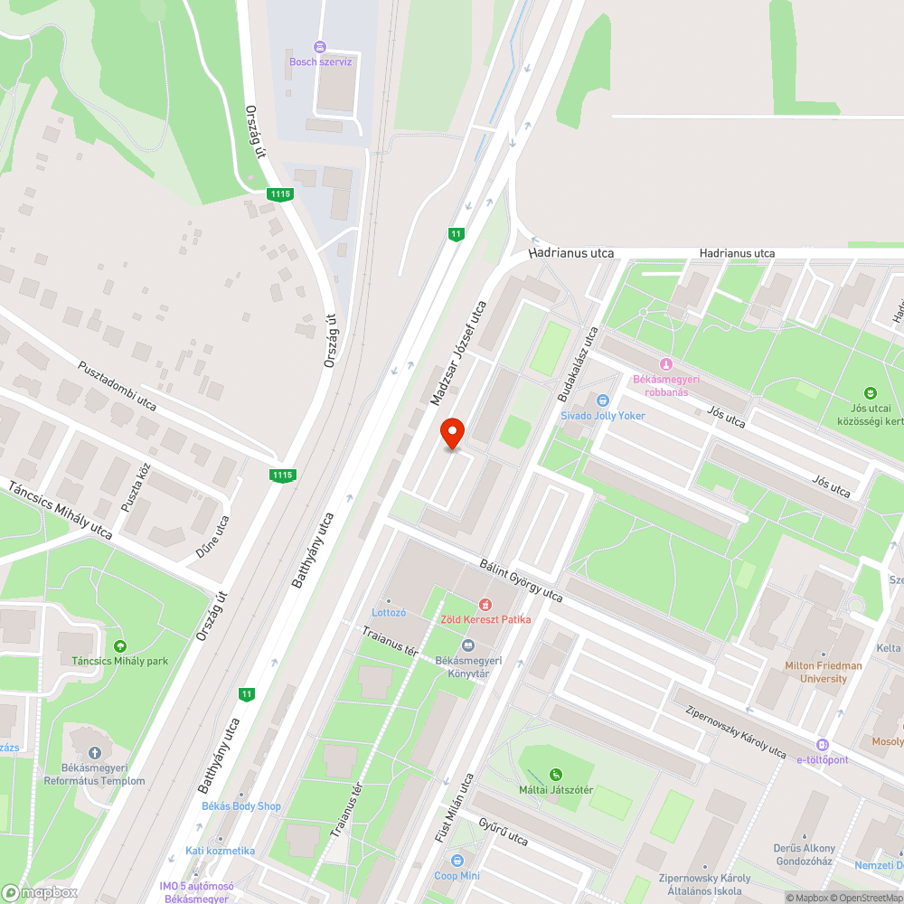 2018-ban lejárt műszaki bejelentés helye