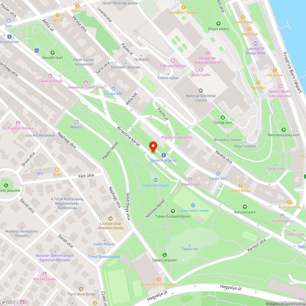 Leparkolt járda és kerékpárút bejelentés helye