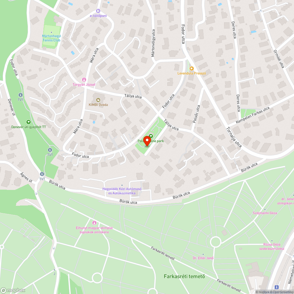 Kiszakadt korlát bejelentés helye