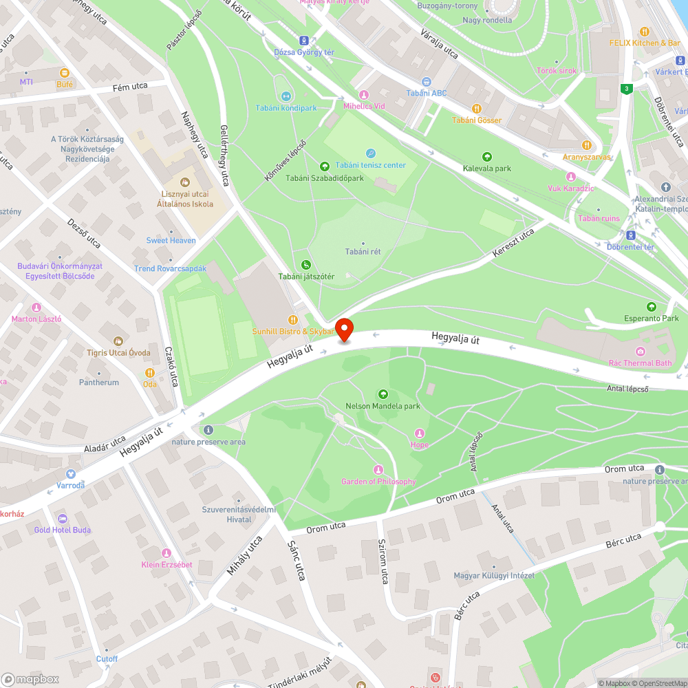 20 méteres szakaszon több úthiba bejelentés helye