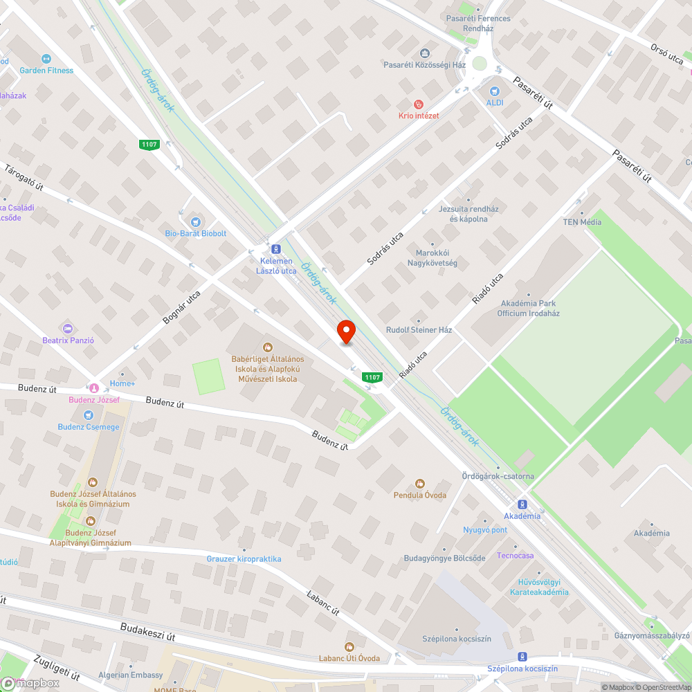 Megsüllyedt aszfalt az IBS előtt bejelentés helye