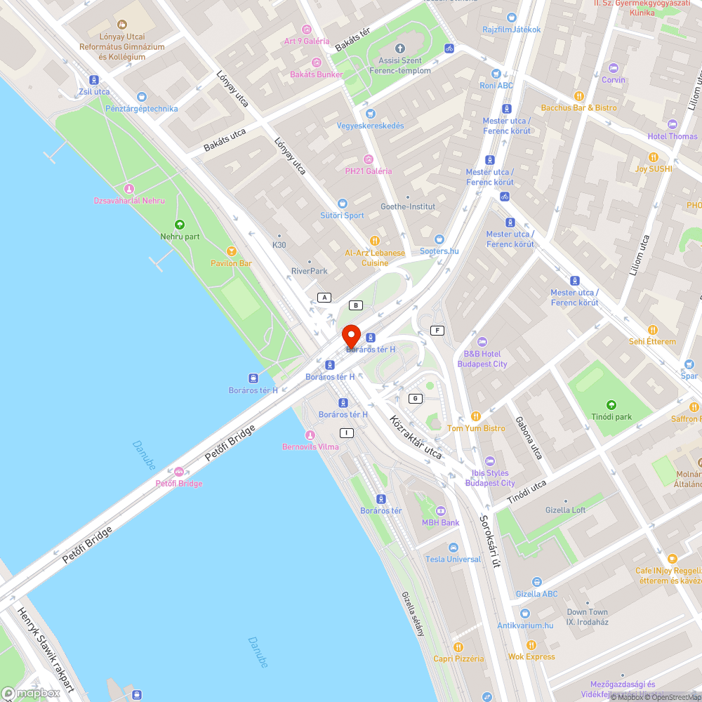 Nem működő kijelzők, automaták bejelentés helye