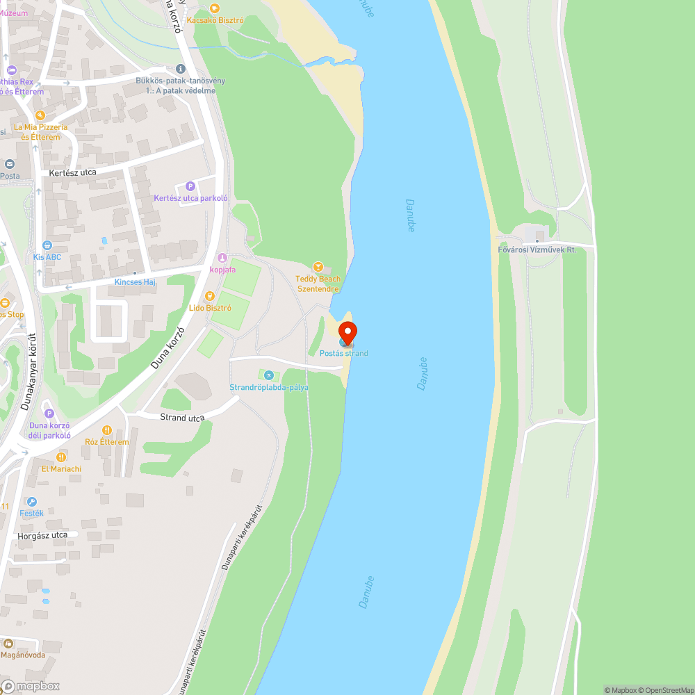 Postás strand leromlott állapotban bejelentés helye