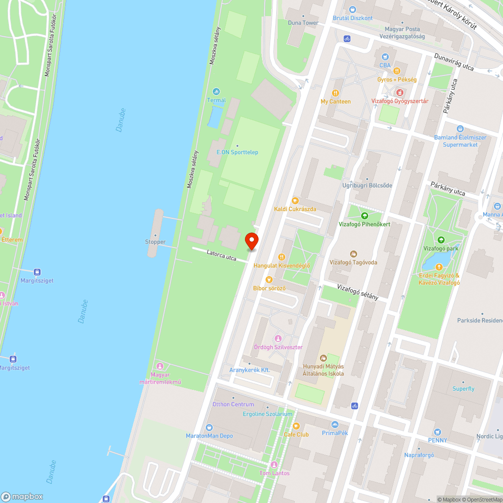 Mély kátyú a Népfürdő utcában bejelentés helye