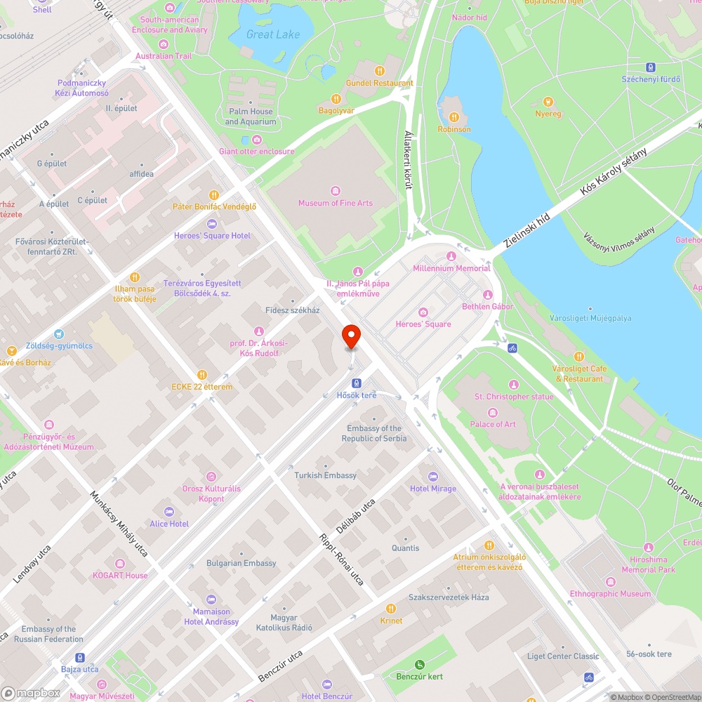 Hibás kerékpárút bejelentés helye