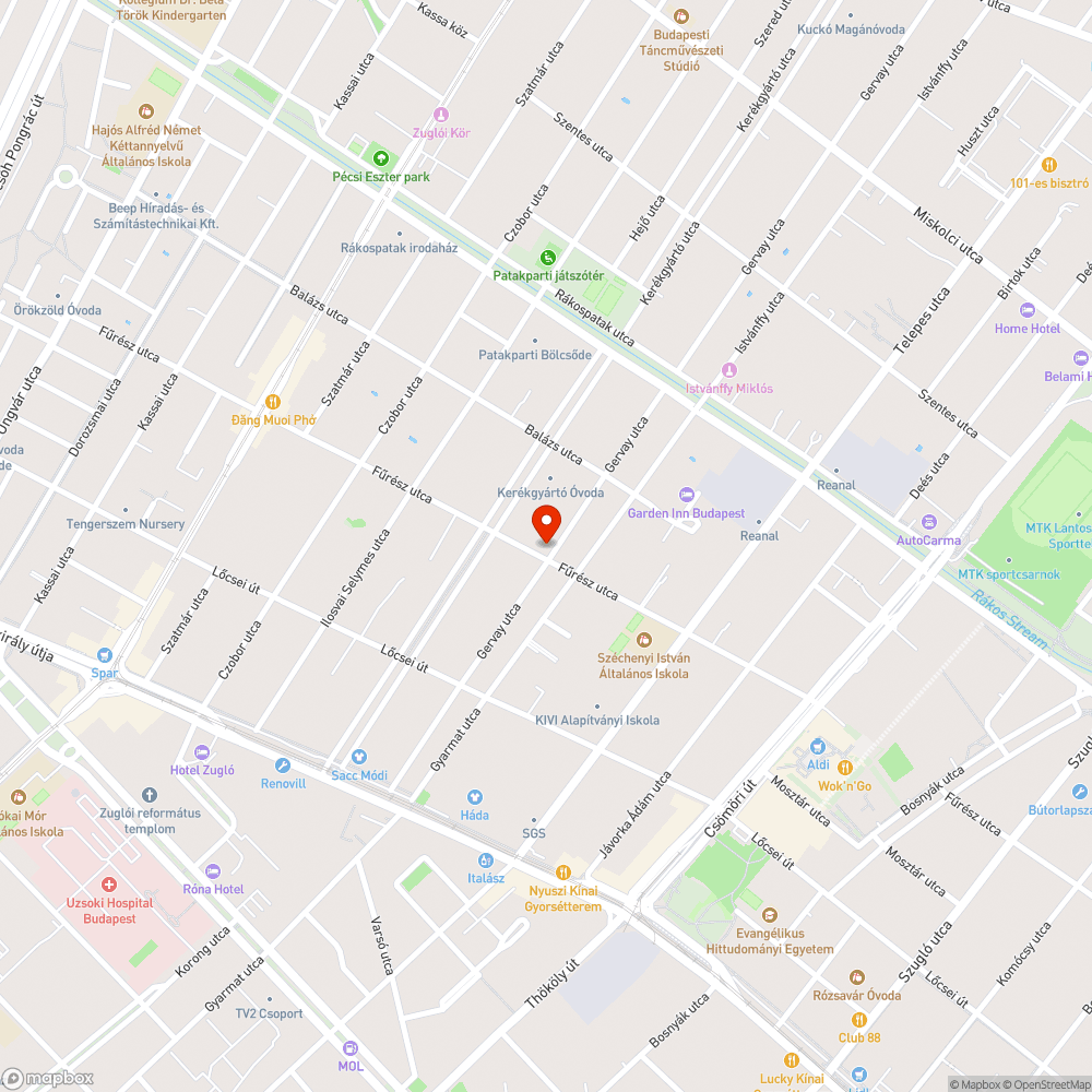 Gervay utca parkolás bejelentés helye