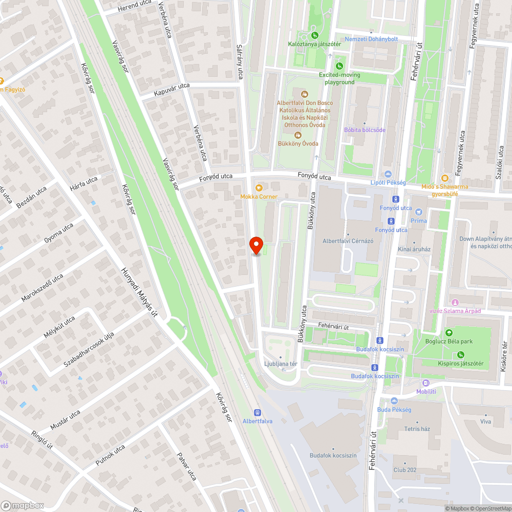 Elhagyott BMW bejelentés helye