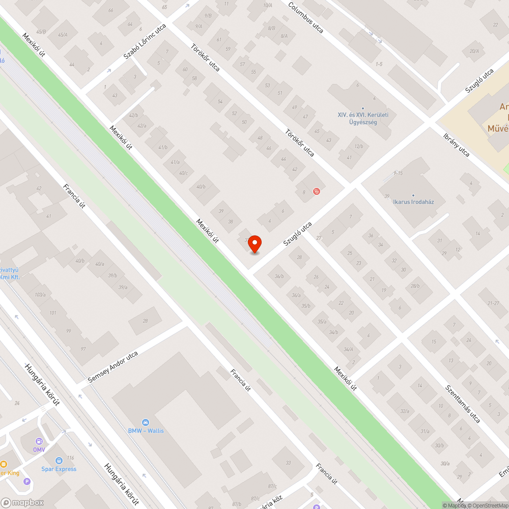 Repedezett aknafedél bejelentés helye