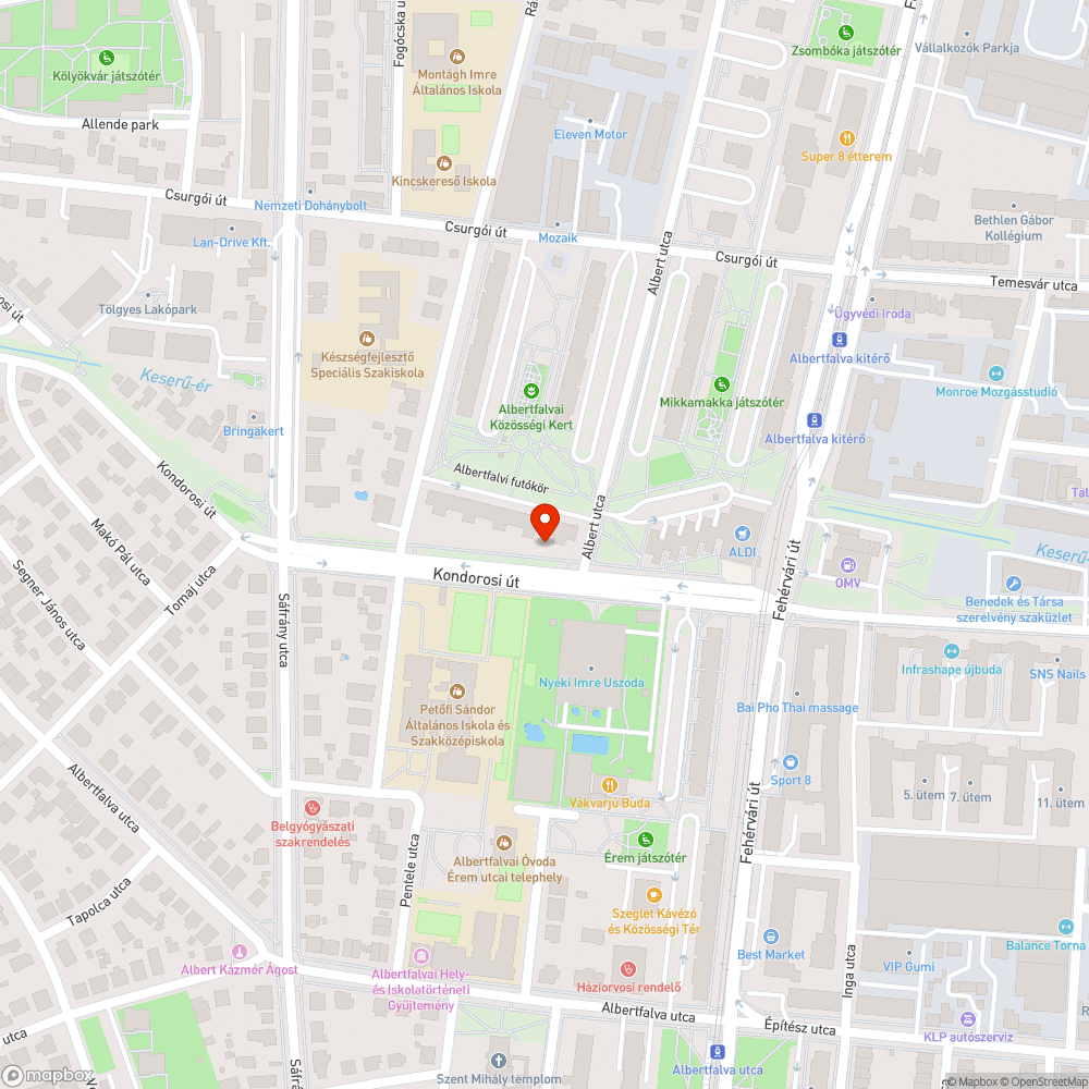 Elhagyott Punto bejelentés helye