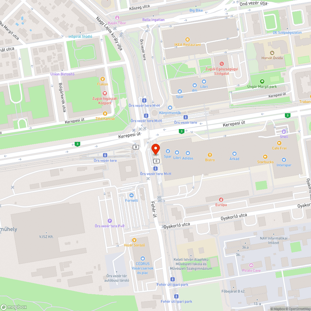 Gondozatlan közterület bejelentés helye