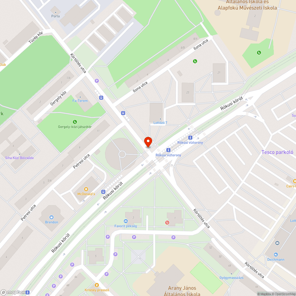 Kátyú forgalmas útszakasz gyalogátkelőhelyén bejelentés helye