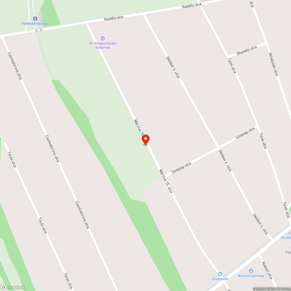 Lerakott szemét bejelentés helye