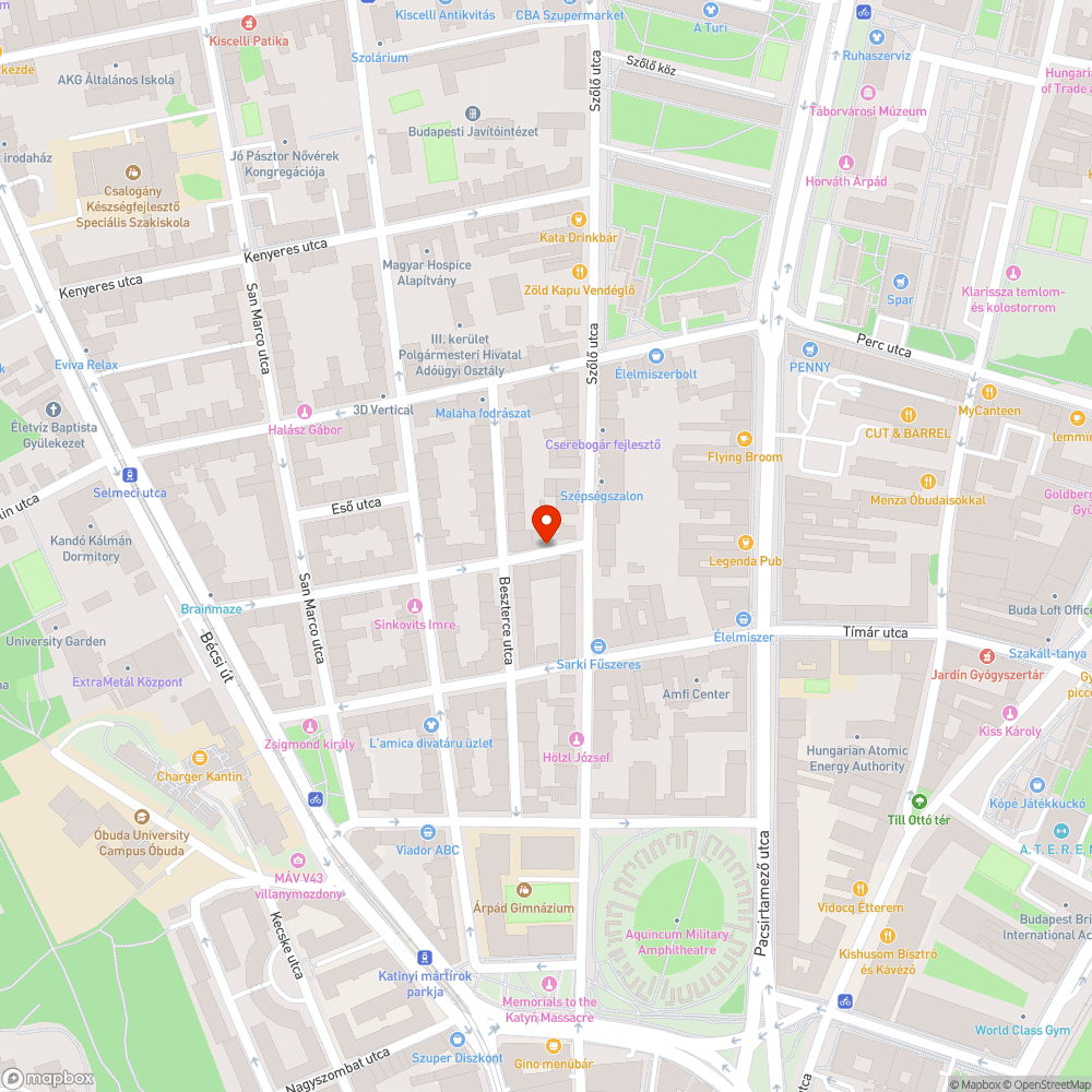 Egy parkolóhely megszüntetése bejelentés helye