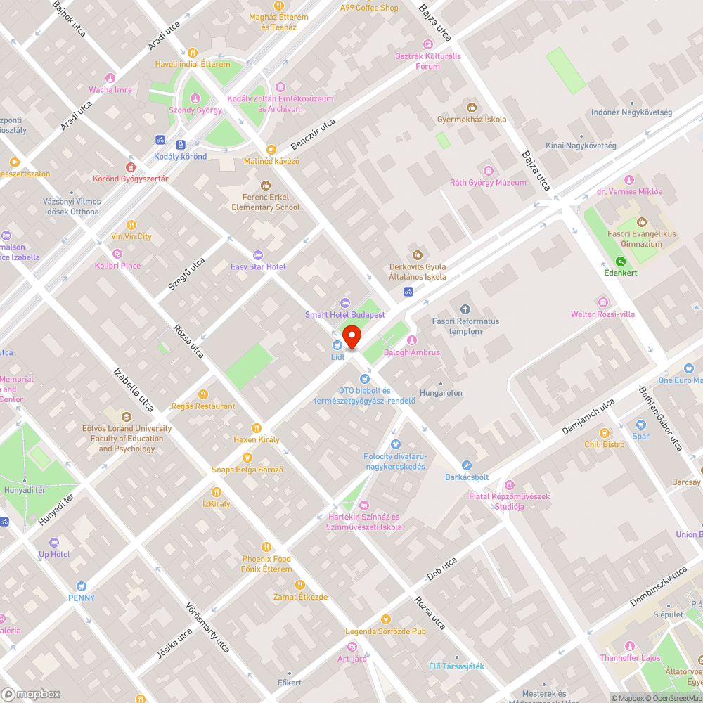 Lövölde téren szombat óta sárgán villognak a lámpák bejelentés helye