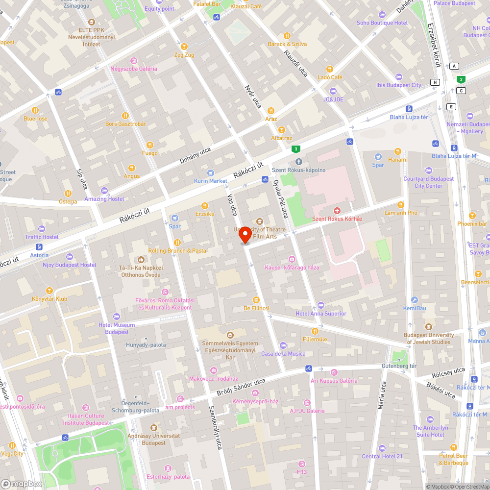 Használhatatlan útburkolat bejelentés helye