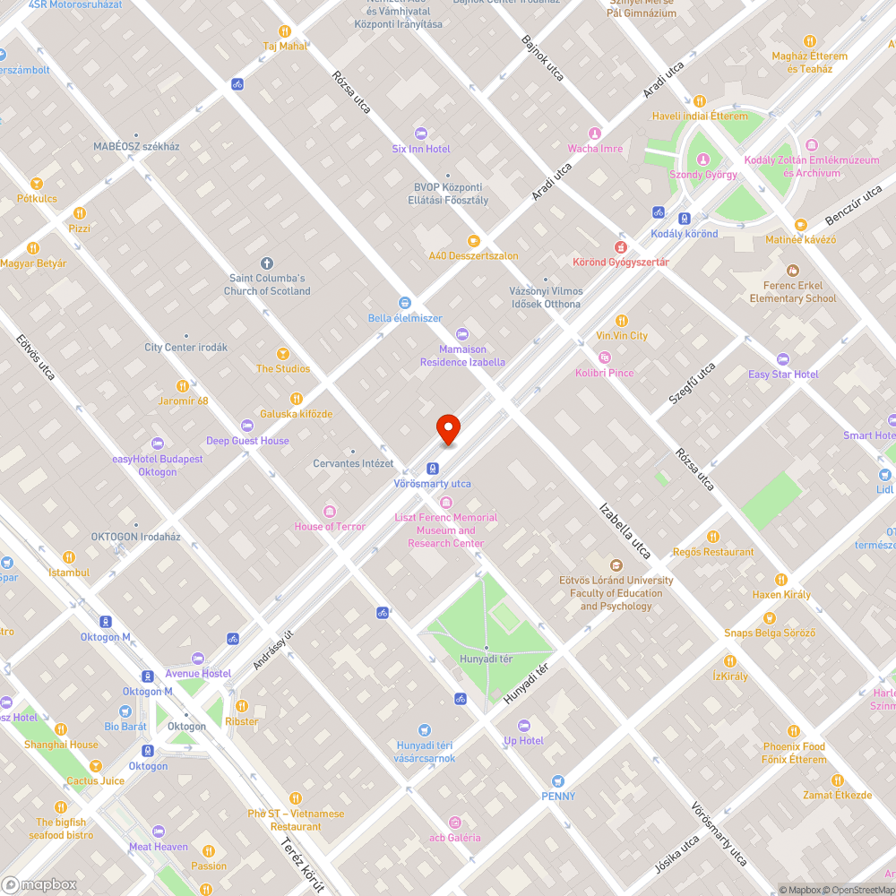 Fahely buszmegállóban bejelentés helye