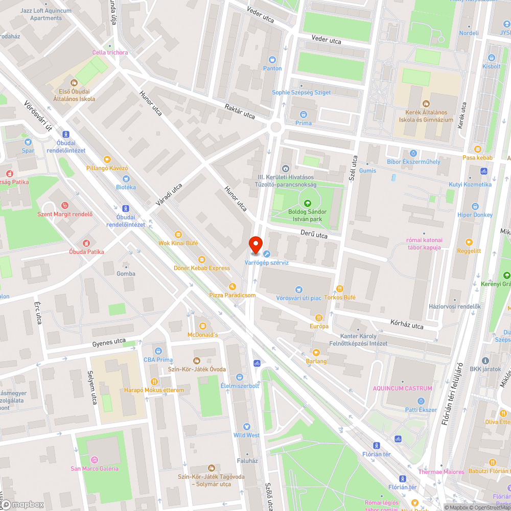 Szabálytalanul kanyarodó autók bejelentés helye