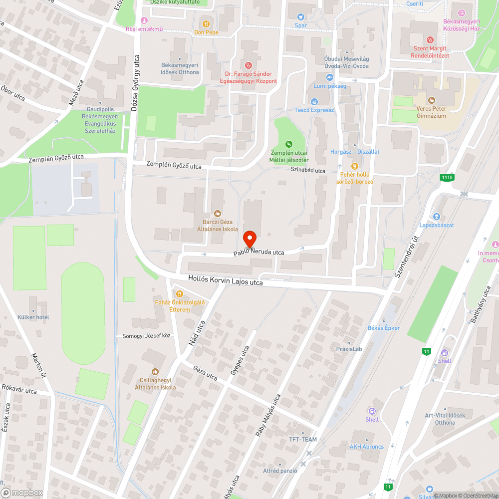 Padon hagyott dolgok bejelentés helye