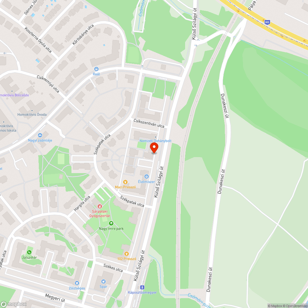 Elhagyott Stilo bejelentés helye